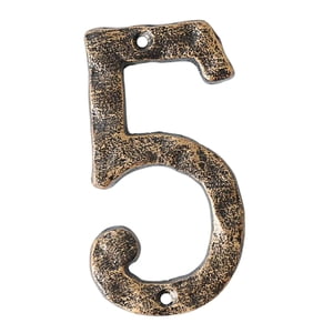 Bothyi - Número De Casa Protección Contra La Oxidación Diy Artesanía Vintage Para Letrero De Jardín 5