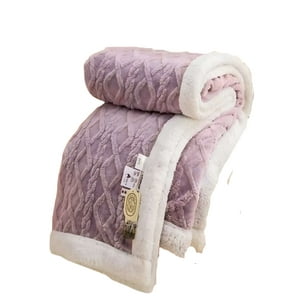 Genérico - Frazadas Texturizadas 2 Plaza 230X200 Cm J6