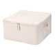 thumbnail image 5 of Cubo de almacenamiento para manta de edredón, contenedor organizador, bolsa de almacenamiento de ropa, cajas de almacenamiento de tela para edredón, Con tapa estilo A, 5 of 5