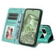 thumbnail image 2 of Funda tipo cartera FOXDOCK para Google Pixel 8A , diseño girasol en relieve, cuero PU, cierre magnético, soporte y tarjetero, 2 of 5