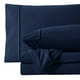 thumbnail image 5 of Juego de sábanas Sweet Home Collection de franela, color azul marino, 8 piezas, 5 of 5