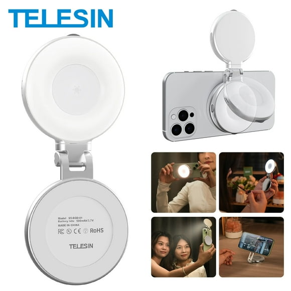 Aro de Luz Magnético MagSafe con 3 Modos Ajustable - Telesin