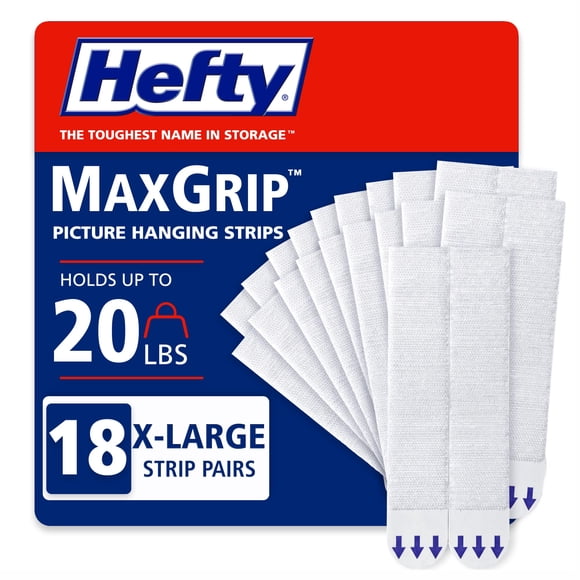 Colgadores de Cuadros MaxGrip 18 pares, soporta 9 kg