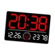 thumbnail image 4 of Reloj De Pared Digital Decoración Del Hogar Despertador LED Para La Sala De Estar Interior De Dormitorio Rojo, 4 of 5