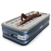 Colchón Inflable Idoo Twin Xl Con Bomba Integrada De 203 X 99 X 46 Cm