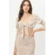thumbnail image 1 of Top Estampado Tejido con Lazo en la Parte Delantera, 1 of 5