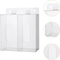 Genérica - Dispensador De Máscara Y Guantes De Acrílico Con Tapa 20*20Cm