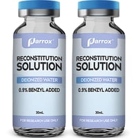 Solución De Reconstitución Parrox, Frascos De Vidrio Premium De 30 Ml X 2 Pulgadas