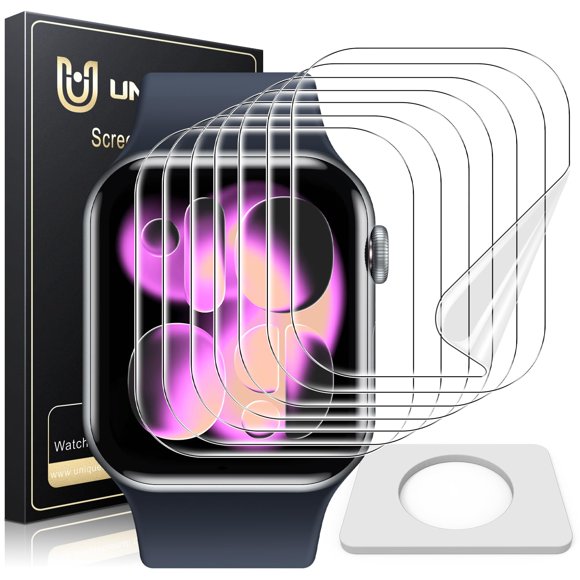 Protector de pantalla UniqueMe para Apple Watch Series 11/10 de 42 mm, TPU