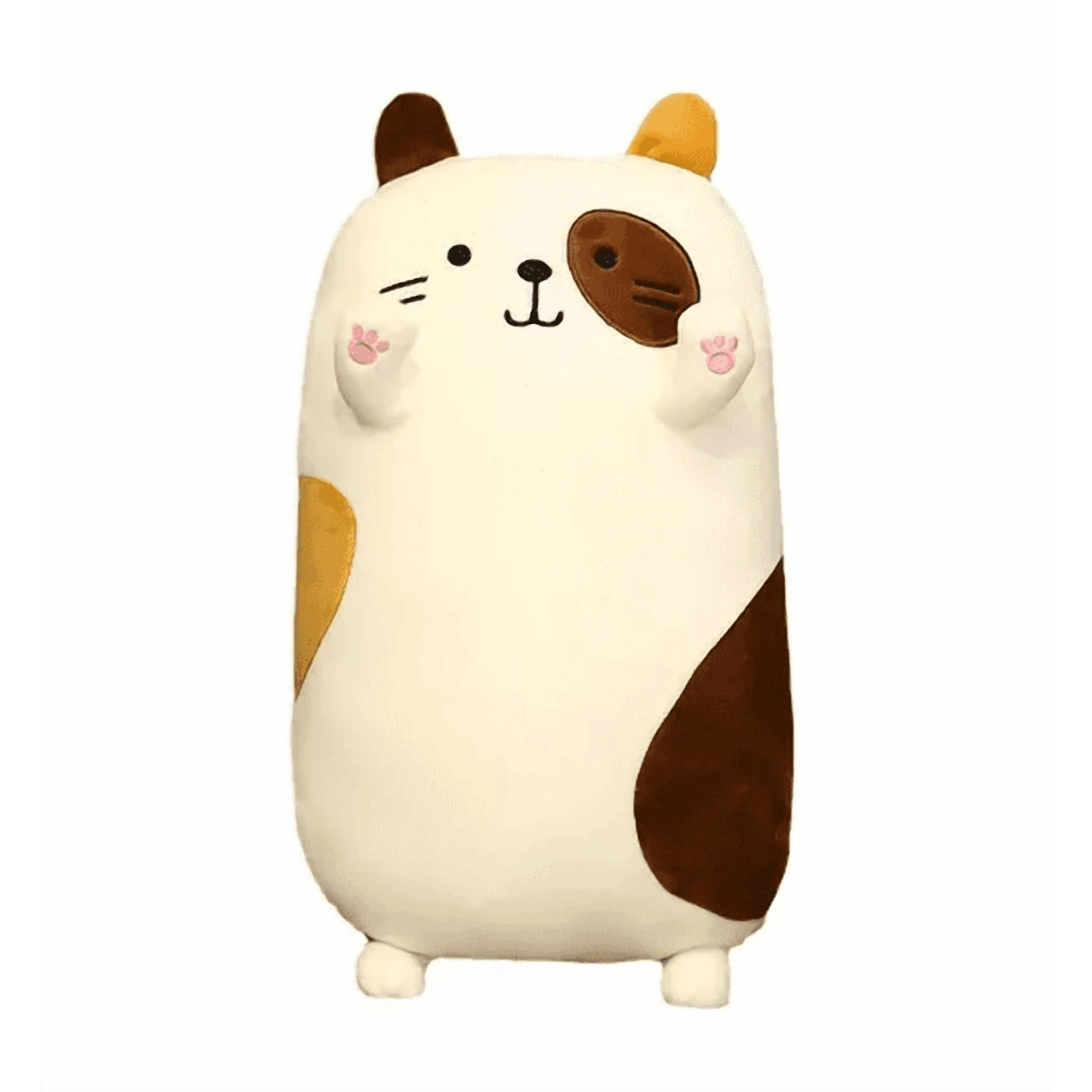 Genérico - Peluche Almohada Suave Diseño De Gato Kawaii 40 Cm Color Blanco