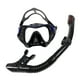 thumbnail image 3 of Máscara Snorkel Set Máscara De Buceo Gafas De Natación Buceador Entrenamiento Buceo Negro Azul, 3 of 3