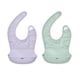 thumbnail image 1 of Babero enrollable OXO Tot, paquete de 2, lila y ópalo, 1 of 5