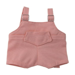 Genérico - Ropa Para Muñecas De Peluche De 15 Cm Y 17 Cm, Pantalones Para Muñecas, Mono, Bonitos Accesorios Para Fotos Hechos A Mano, Moda Rosa
