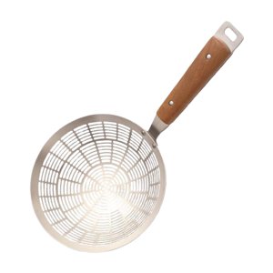 Magideal - Colador, Cucharón, Espumadera, Red Grande, Aislamiento Térmico, Práctico Colador De Acero Inoxidable Para Freír Patatas Fritas En El Restaurante De Ca
