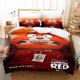 thumbnail image 1 of Animated Turning Red Pillowcase Duvet Cover Bedding Set Cute Polyester Print Three Piece Set For Kids Adults In Bed Sheets, 1 of 5
