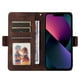 thumbnail image 2 of Carcasa FOXDOCK Vivo V50 de cuero PU, diseño acolchado clásico, protección contra caídas y rayones, 2 of 5