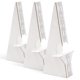 thumbnail image 1 of Respaldo para caballete Lineco 18 cm blanco, paquete de 50, 1 of 7