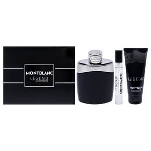 Mont Blanc - Leyenda Del Del Para Hombres: Set De Regalo Con Spray Edt, Spray Edt, Gel De Ducha Integral
