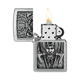 thumbnail image 2 of Encendedor Barbarian Design Plateado Zp48731, 2 of 3