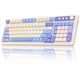 thumbnail image 1 of Teclado AULA de 99 teclas Trimodo Bluetooth/2.4 GHz/USB-C Morado, 1 of 7