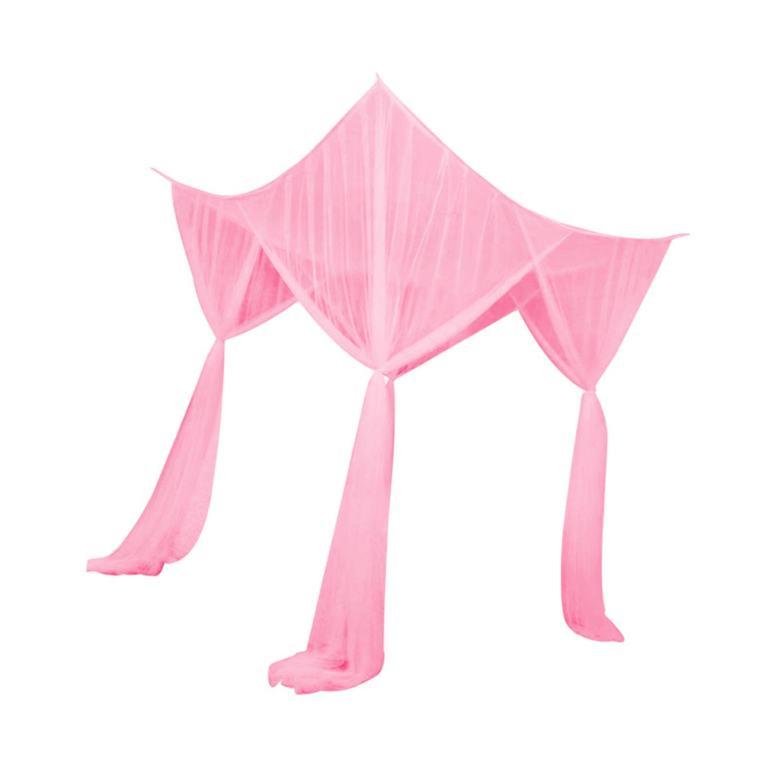 Bothyi - Dosel De Cama Con 4 Postes Esquineros, Elegante Cortina Para Habitación Infantil, Dormitorio Al Aire Libre