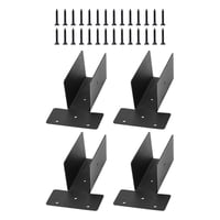 Ioensy - Soporte De Pérgola Para Montaje En Techo, Juego De Pérgola De Carpintería Resistente Para Vigas De Madera