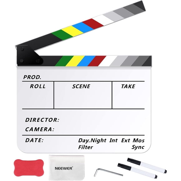 Claqueta de Director Neewer de Acrílico