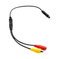 Bothyi - Cable Adaptador De Cámara De Visión Trasera Cable De Audio De 4 Pines A Cvbs Rca