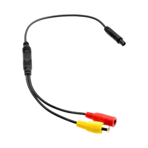 Bothyi - Cable Adaptador De Cámara De Visión Trasera Cable De Audio De 4 Pines A Cvbs Rca