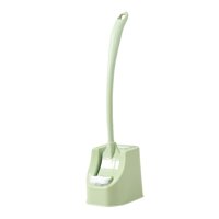 Magideal - Escobilla De Baño Con Soporte, Escobilla De Baño, Fregadora De Inodoro, Cepillo De Limpieza, Cabezal De Cepillo De Doble Cara Para Inodoro Doméstico Verde