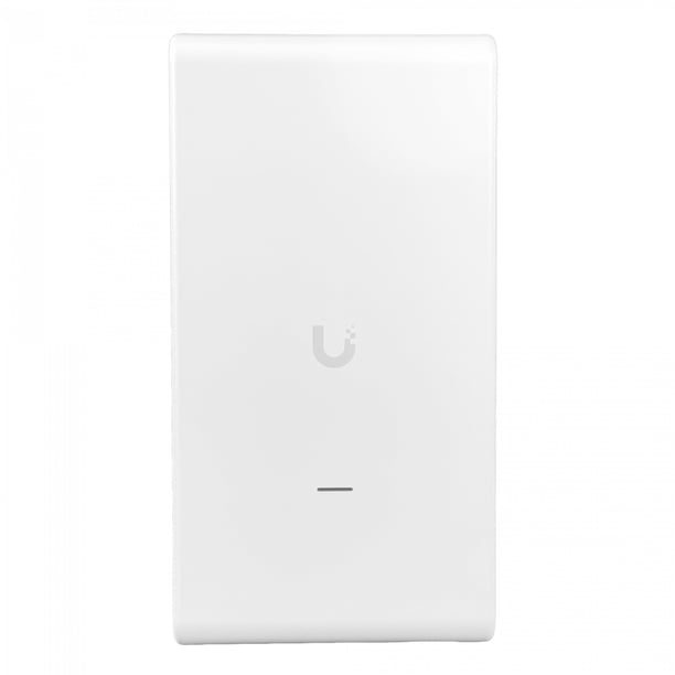U6-MESH-PRO. Unidad UI con 1 puerto inc-PoE48, velocidades 2-1000, WiFi 6 de 2400/573 Mbps en bandas de 5/2,4 GHz y ganancia de 8 dBi, modelo U6-MESH-PRO-EU.
