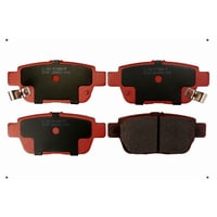 Ital Brakes Pm - Set Pastillas Frenos Traseras Para Honda Ridgeline I 2006 2014