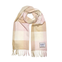Heritage Traditions - Camel Rose Brushed Woolen Scarf