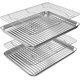 thumbnail image 1 of Bandeja para hornear Rottay 30 × 25 cm, juego de 2 + 2 rejillas, 1 of 7