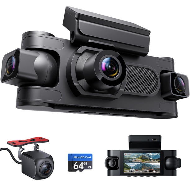 Dash Cam Seventour, 4 canales, 1080P, delantera, trasera, interior, izquierda, derecha