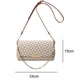thumbnail image 2 of Bolso pequeño cuadrado a cuadros con estampado retro de moda, bolso bandolera versátil con cadena de un solo hombro, 2 of 5