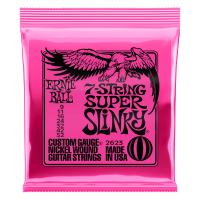 Cuerdas Guitarra Eléctrica De 7 Super Slinky Ernie Ball 9-52 2623