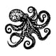 thumbnail image 1 of Arte De Pared De Pulpo De Metal, Decoración De Pared De Metal Para Dormitorio, Patio Y Jardín., 1 of 5