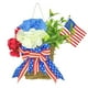 thumbnail image 2 of Corona Del Día De La Independencia Del 4 De Julio Para Puerta De Entrada, Guirnalda De Flores Para Ventana Con Bandera, 2 of 3