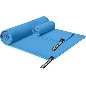 Veat00L - Set De 2 Toallas De Microfibra De Secado Rápido Para Deportes Y Gimnasio (76 * 152 Cm + 40 * 80 Cm)