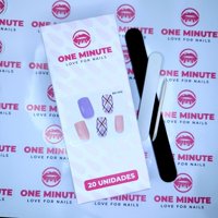 One Minute - Uñas Gel Semicuradas Diseño 036