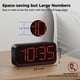 thumbnail image 5 of Reloj despertador digital Acedeck que funciona con pilas y pantalla grande, 5 of 9