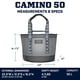 thumbnail image 4 of Bolsa YETI Camino 50 Carryall impermeable Storm Grey, 4 of 8