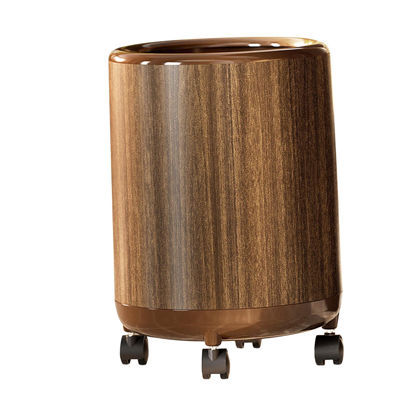 Bothyi - Cubo De Basura De Gran Capacidad Con Ruedas Para Cocina, Hogar, Oficina, Baño, 18 L, 27 Cm X 39 Cm