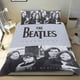 thumbnail image 1 of The Beatles Conjunto de sábanas temático, trío de piezas, cómodo y amigable con la piel, diseño único, regalo de decoración para el hogar para familiares, amigos y fans,135X200cm, 1 of 6