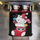 thumbnail image 1 of Hello Kitty Christmas Stockings 3 Pieces Duvet Cover Set Full Size Super Soft Fade Resistant Microfiber, 1 of 4