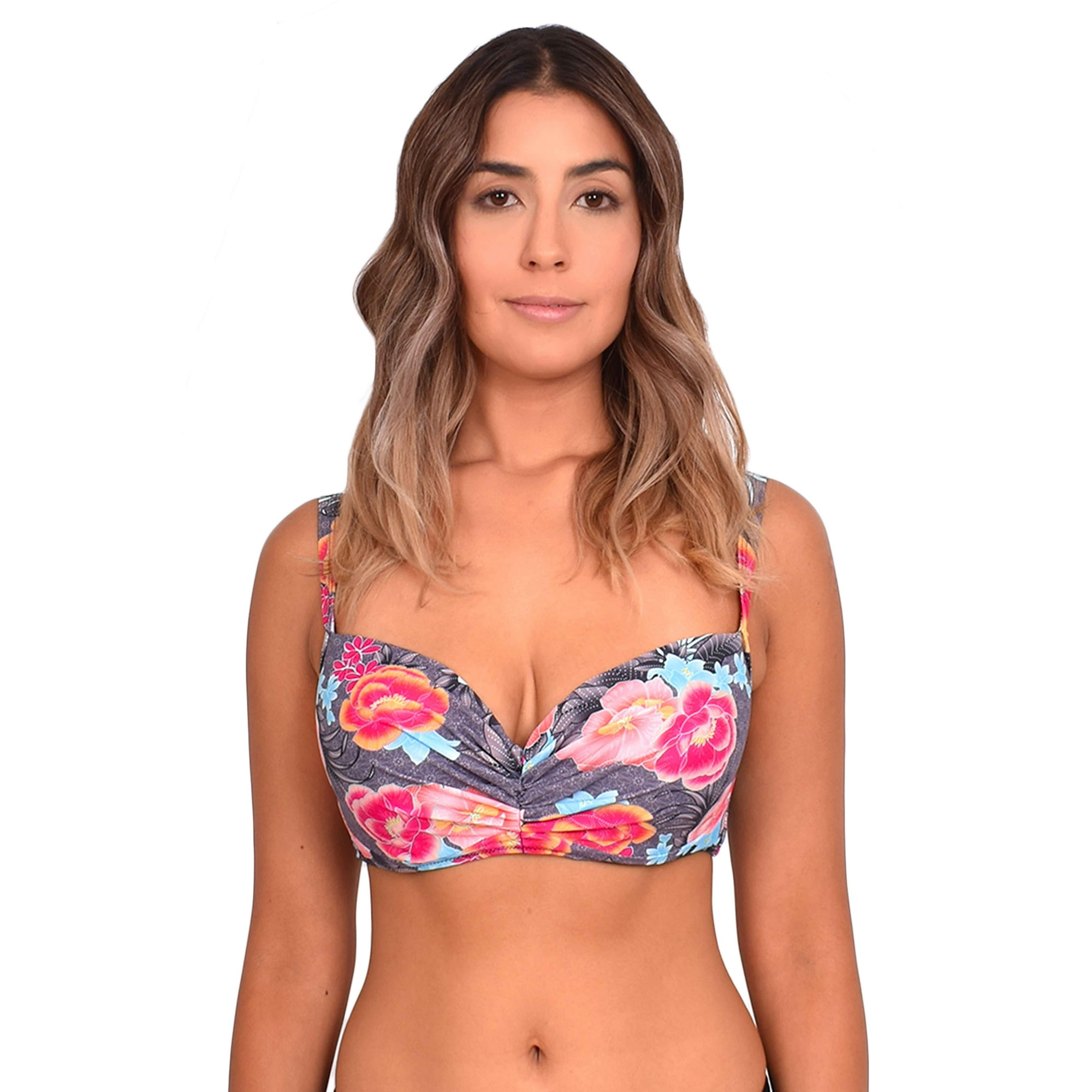 Samia - Bikini Sostén Con Copa Blanda C-d Gris 50