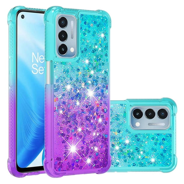 Funda Para Oneplus Nord N200 5g Con Diseño Gradiente Y Brillo Líquido Antigolpes Tpu