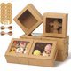 thumbnail image 1 of Cajas para Cupcakes OAMCEG de 4 Cavidades, 6 x 6 x 3 Pulgadas, 1 of 3