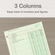 thumbnail image 4 of Bloc de análisis columnar Adams ACP85113, 3 columnas, 21 x 29,7 cm, 4 of 7